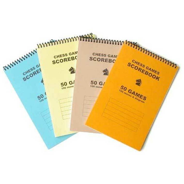 02. Notation Book - 50 games (4 colors) – jenny.yue
