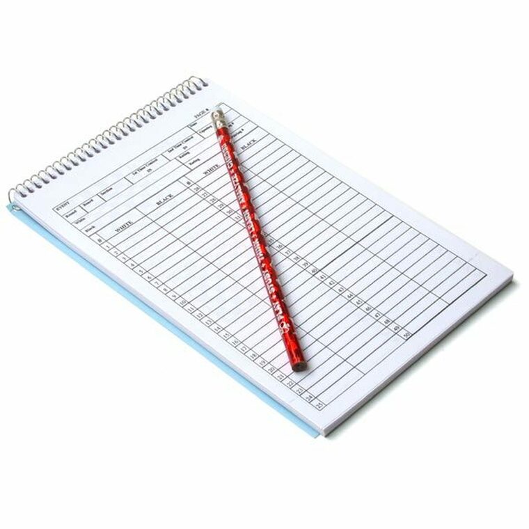 02. Notation Book - 50 games (4 colors)