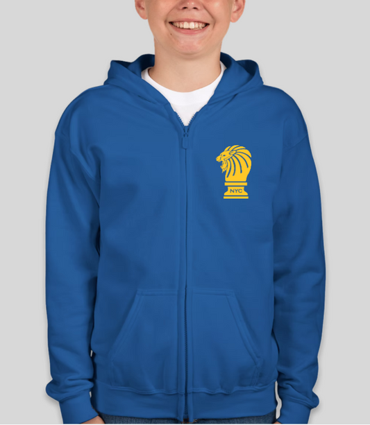 16. Chess Zip Hoodie - Youth (2 colors)